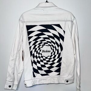 Dickies white denim juniors jacket
